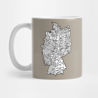 Germany Map Mug